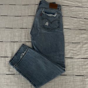Levi Wedgie Straight Jeans